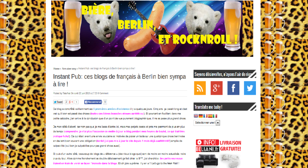 Berlin Bière et Rock'n roll